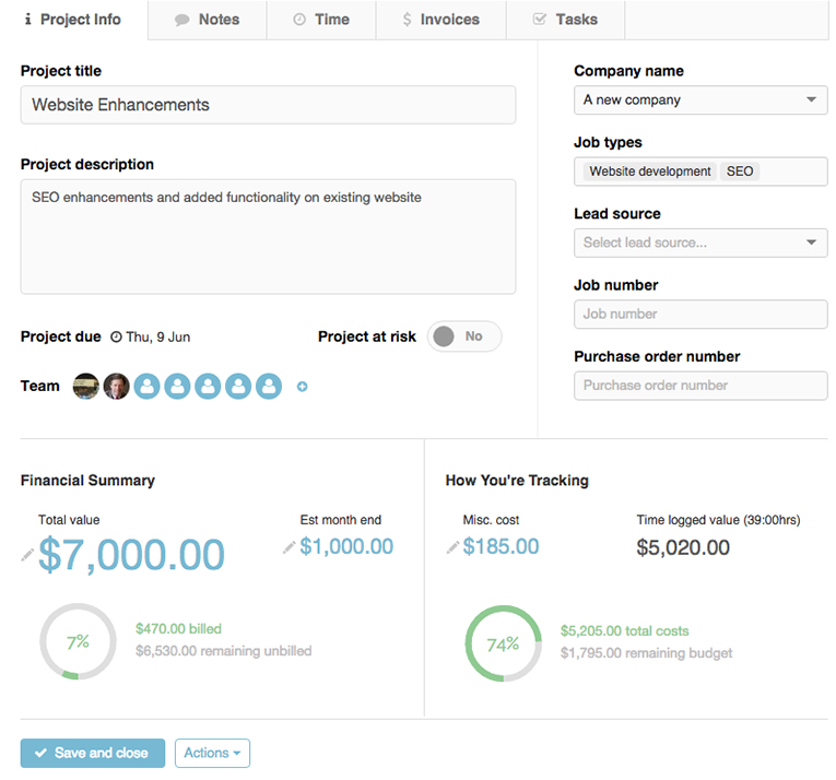 Project overview in Roll