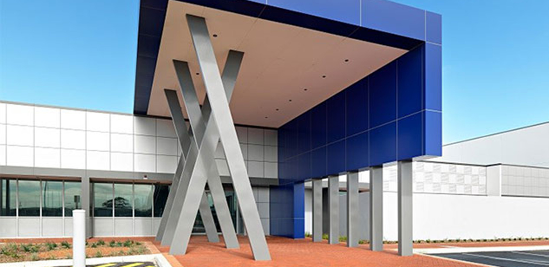 Architectural modern building